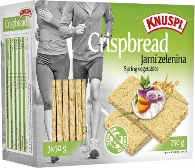 Knuspi Crispbread jarní zelenina 150g