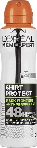 L'Oréal Paris Men Expert Shirt Protect Pánský antiperspirant ve spreji 150 ml