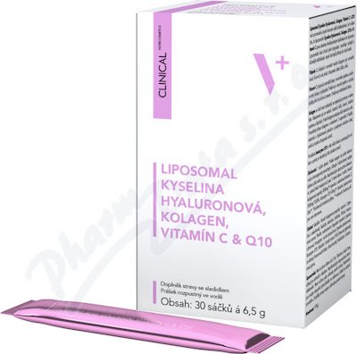 LIPOSOMAL kys.Hyaluron+Kolagen+Vit.C&Q10 30x6.5g