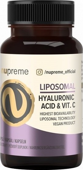 Liposomal Kyselina hyaluronová + Vitamín C 30 kapslí NUPREME