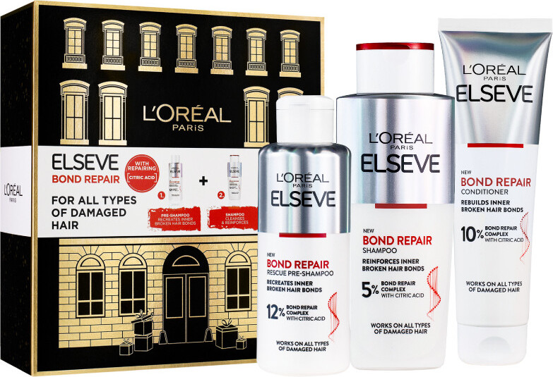 LORÉAL Elseve Bond Repair vánoční balíček