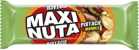 MAXI NUTA Ořechová tyčinka Pistácie & Mandle 35g