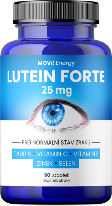 MOVit Lutein Forte 25mg + Taurin 90 tobolek