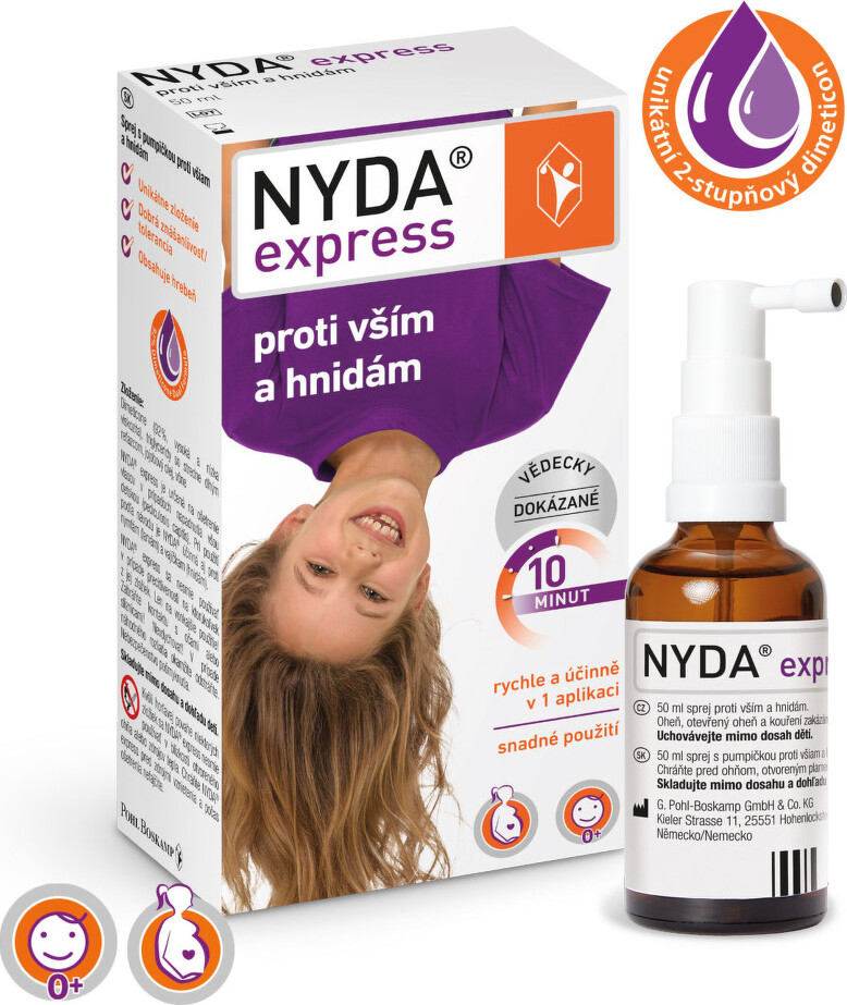 NYDA express proti vším a hnidám 50ml