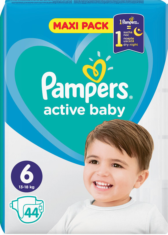 PAMPERS Active Baby VPP 6 Extra Large 44ks