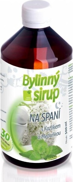 Silvita Bylinný tekutý sirup na SPANÍ Kozlík+Meduňka 500 ml