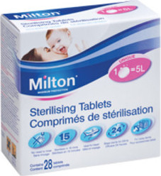 Sterilizační tablety MILTON (28 ks)