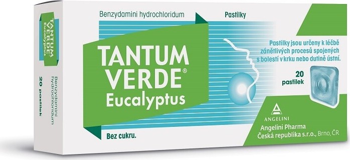 TANTUM VERDE EUCALYPTUS 3MG PAS 20