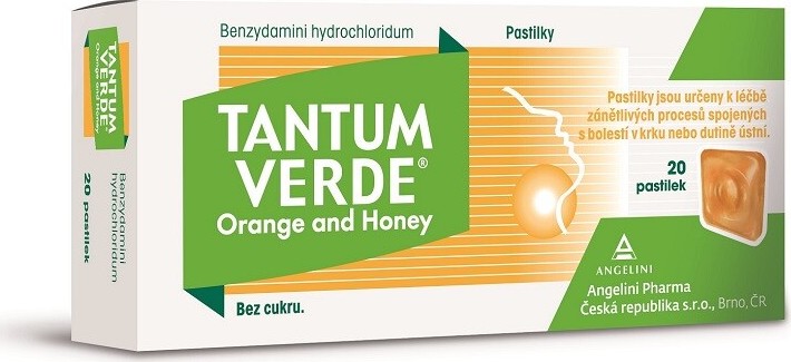 TANTUM VERDE ORANGE AND HONEY 3MG PAS 20