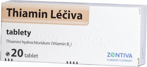 THIAMIN LÉČIVA 50MG TBL NOB 20