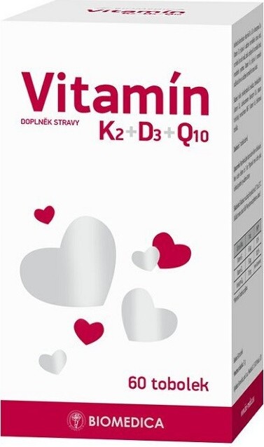 Vitamín K2+D3+Q10 tob.60