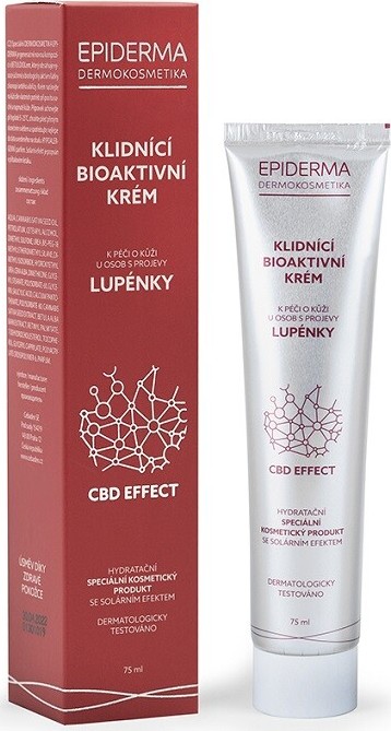 EPIDERMA bioaktivní CBD krém při Lupénce 75ml