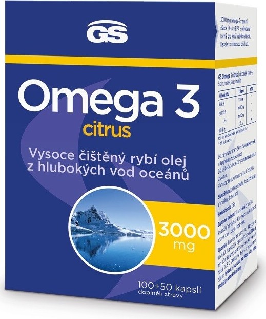 GS Omega 3 Citrus cps.100+50