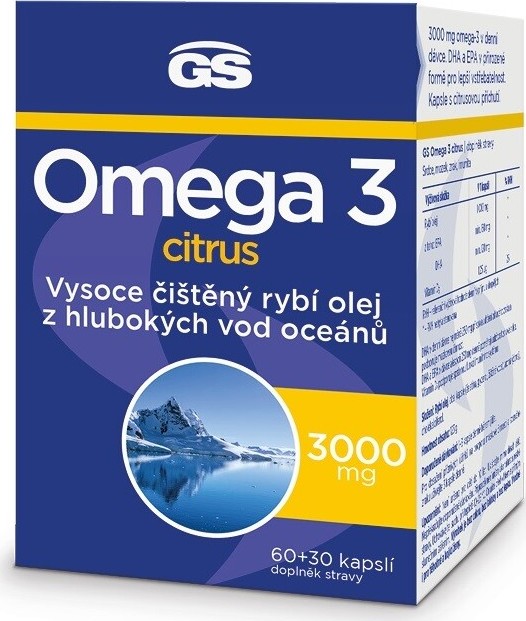 GS Omega 3 Citrus cps.60+30