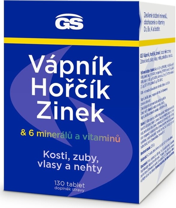 GS Vápník Hořčík Zinek tbl.130