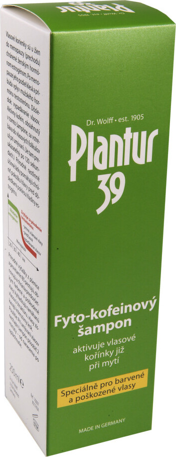 Plantur39 Fyto-kofeinový šampon barv. vlasy 250ml