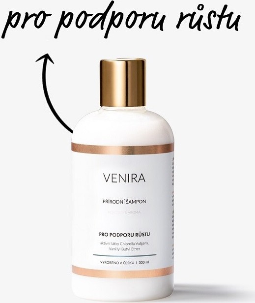 Venira Přírodní šampon pro podporu růstu vlasů 300ml