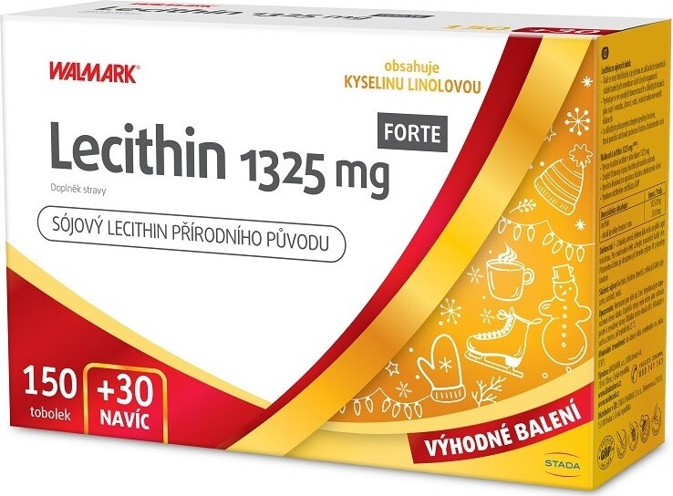 Walmark Lecithin Forte 1325mg 150+30 tobolek navíc