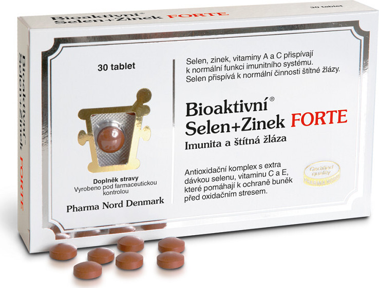 Bioaktivní Selen+Zinek FORTE tbl.30