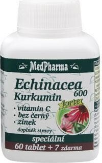 MedPharma Echinacea 600 Forte+kurkumin tbl.67