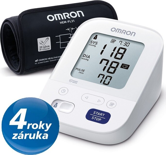 Tonometr OMRON M3 Comfort Intelli pažní