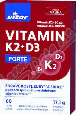 Vitar Vitamin K2+D3 Forte tbl.60