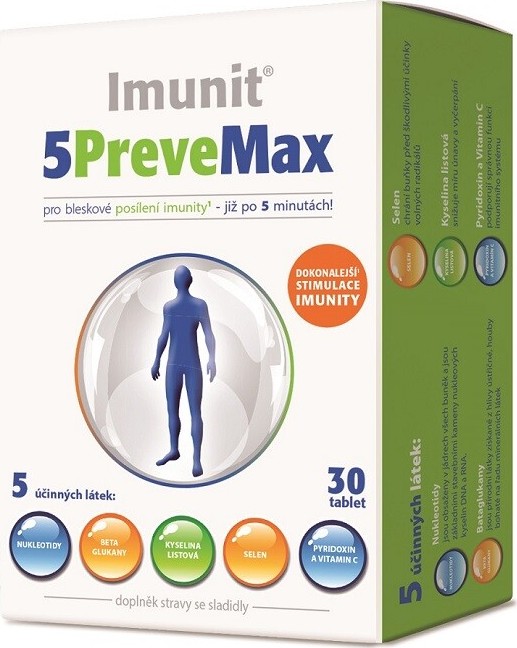 5PreveMax Imunit nukleotidy+betaglukan tbl.30