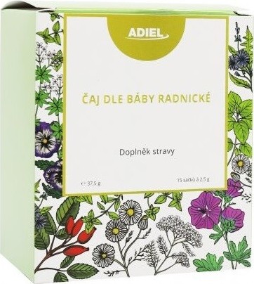 ADIEL Čaj dle báby Radnické 2.5g x 15 sáčků