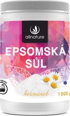 Allnature Epsomská sůl Heřmánek 1000g