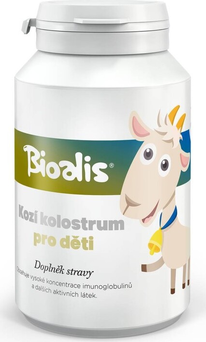 BIOALIS Kozí kolostrum pro děti 3+ cps.140