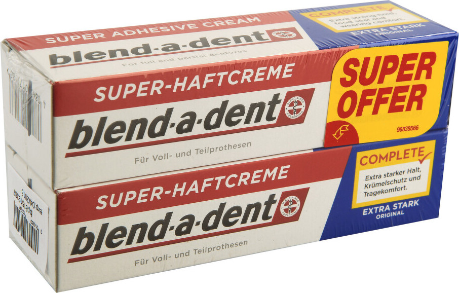 Blend-a-Dent upev.krém Original Complete 2x47g