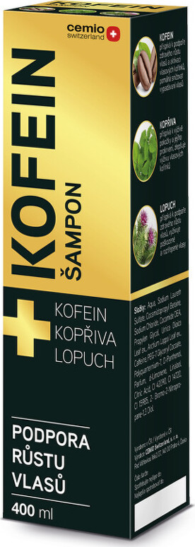 Cemio Kofeinový šampon 400ml