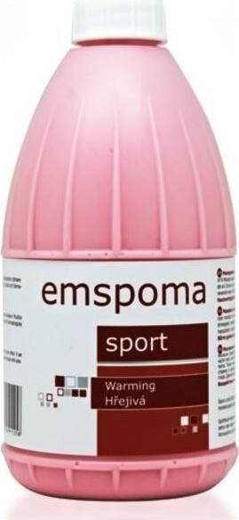 Emspoma Masážní emulze hřejivá O 500ml (růžová)