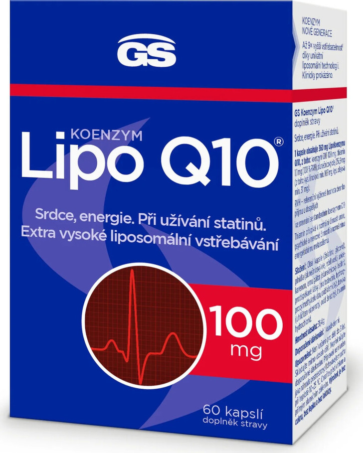 GS Koenzym Lipo Q10 100mg cps.60