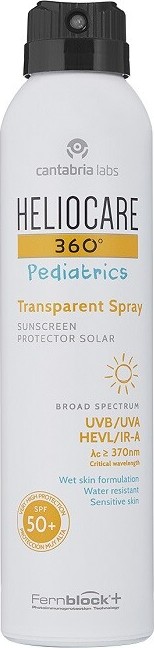 Heliocare Pediatrics Transparent spraySPF50+ 200ml