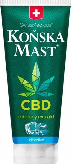 Koňská mast s CBD chladivá 200 ml