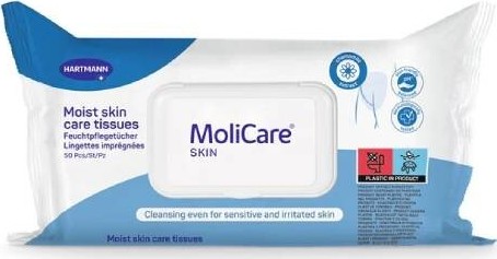 MoliCare Skin vlhké ošetřující ubrousky 50ks
