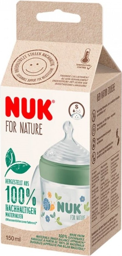 NUK for Nature láhev s kontrolou teploty 150ml