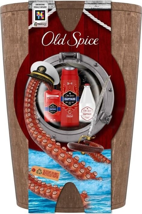 Old Spice dárková sada pro muže v dřevěném soudku Captain