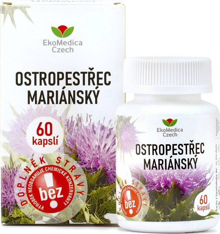 Ostropestřec mariánský cps.60 EKOMEDICA