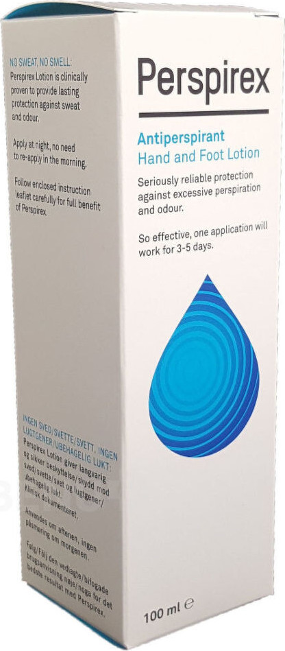 PERSPIREX HAND AND FOOT LOTION 100ML ANTIPERSPIR.