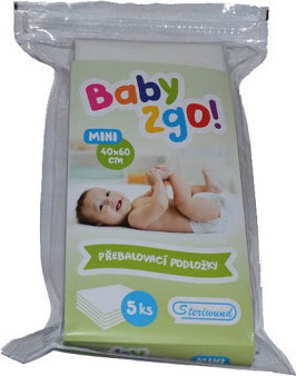 Přebal.podložka Baby2go! 40 x 60 cm/5 ks Steriwund