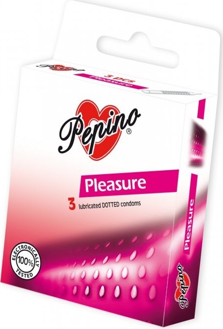 Pepino prezervativ Pleasure 3ks