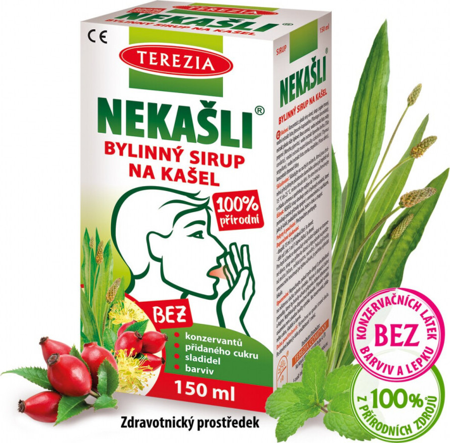 TEREZIA NEKAŠLI 100% přírodní bylinný sirup 150ml