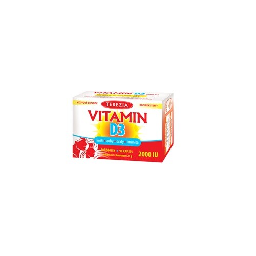 TEREZIA Vitamín D3 2000 IU 90 tobolek