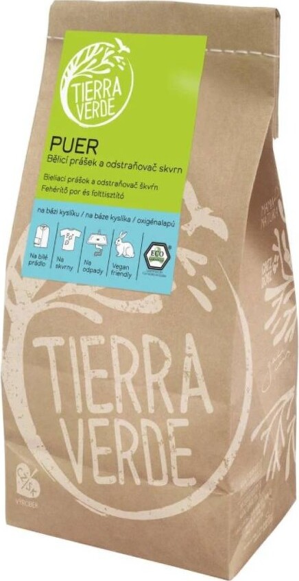 Tierra Verde Puer bělicí prášek a odstraňovač skvrn 1kg
