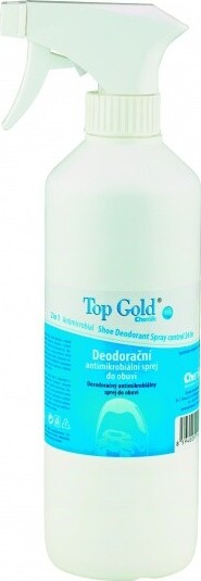 TOP GOLD Deodor. antimik.sprej do obuvi+nohy 500ml