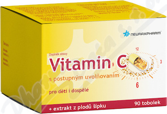 Vitamin C s postupným uvolňováním tob.90