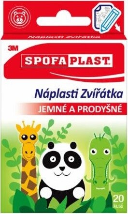 3M Spofaplast 114 Děts.náplasti Zvířátka 20ks