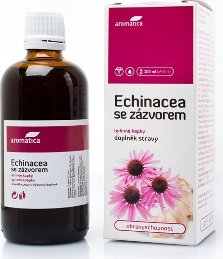 AROMATICA Echinacea se zázvorem bylinné kapky 100ml